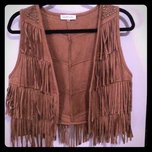 Sugar + Lips tassel vest